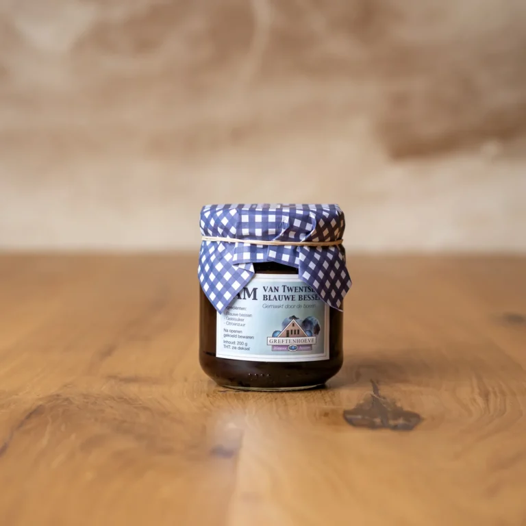 Blauwe bessenjam van de Greftenhoeve