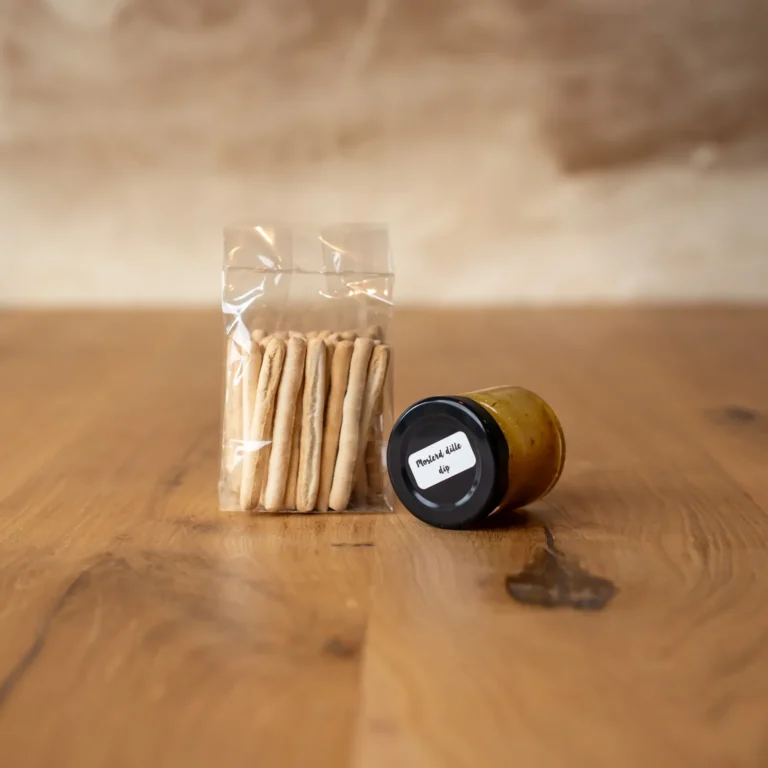 Spaccatini met mosterddip