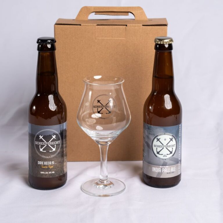 Scheepsrecht Bierpakket 2 bieren met glas